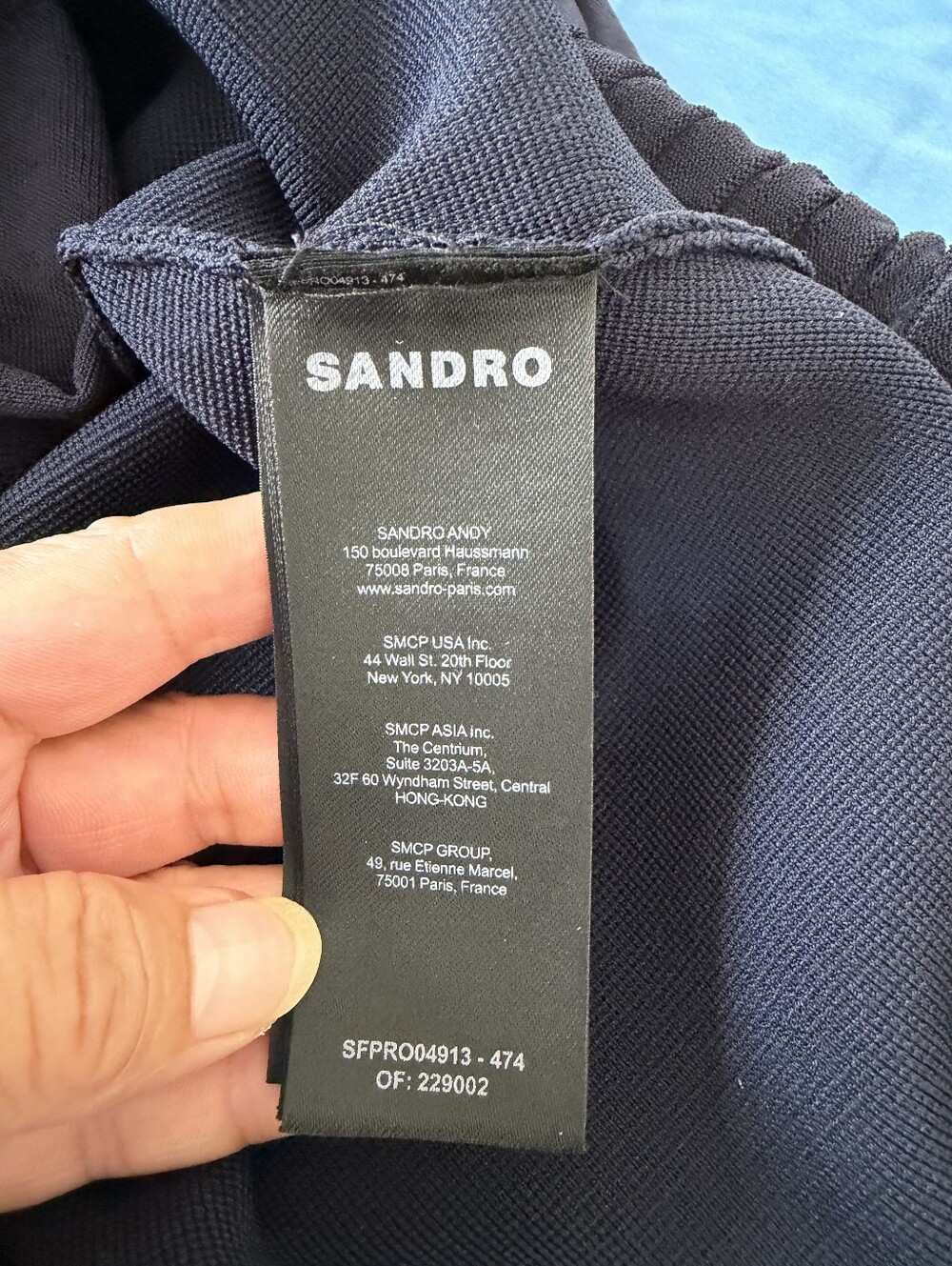Sandro Mini knit dress with ruffles - Picture 14 of 14